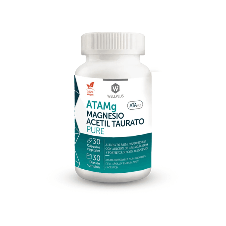 Ata Mg Magnesio Acetil Taurato Pure 30 cápsulas